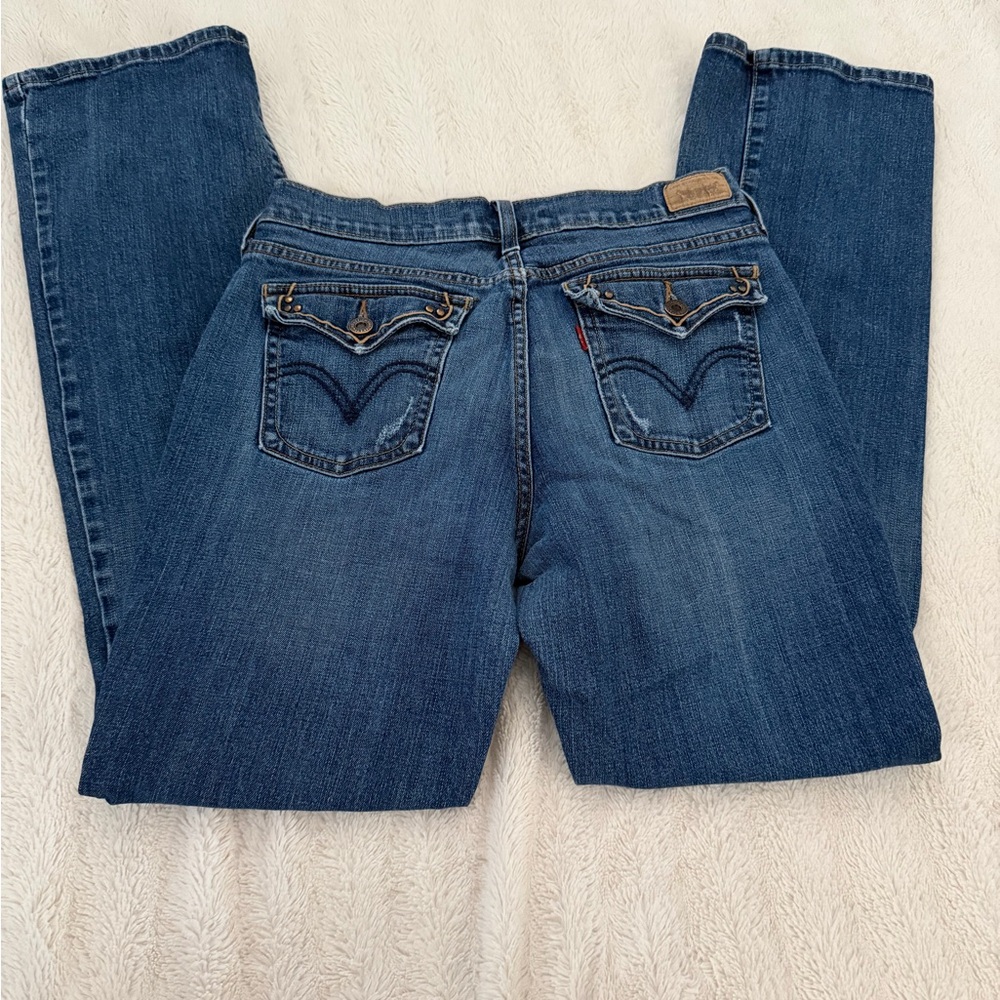 Levi's Women's Boot Cut Jeans in Deep Blue